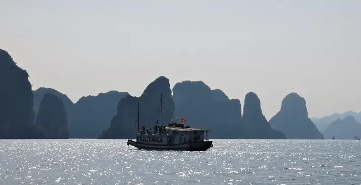 Halong Bay, Vietnam, Fishing Boat