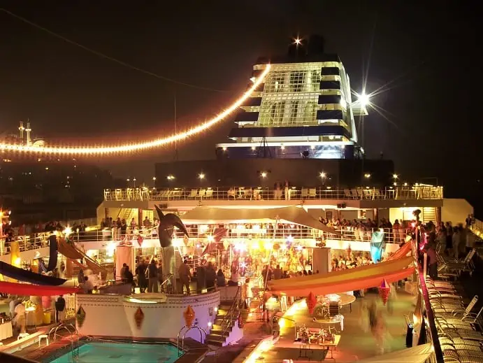 Cruising - The Deck of the Galaxy in Instanbul