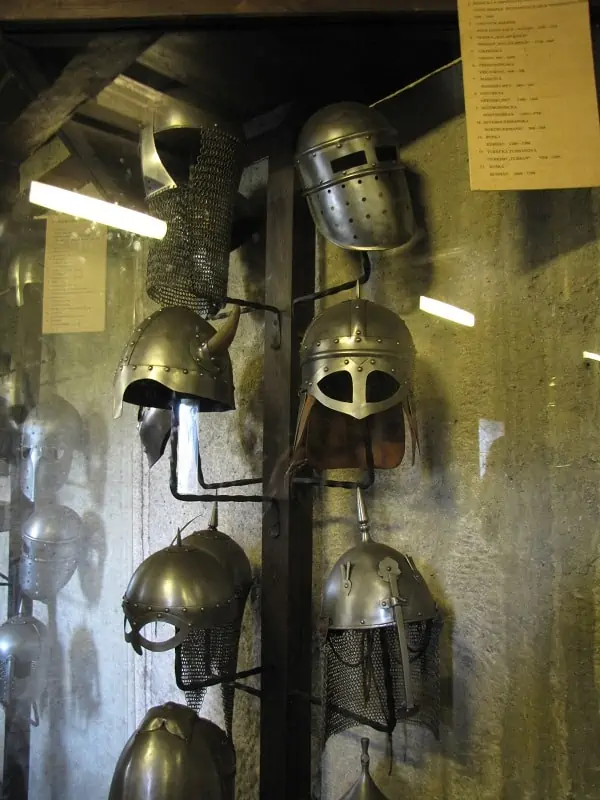 Prague Castle Armory - Helmets