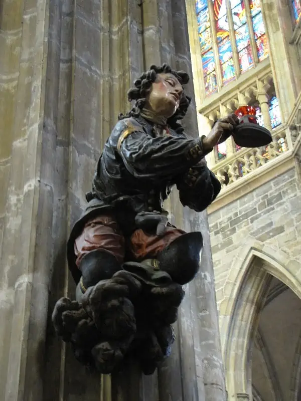 Prague Castle - Peasant Sculpture