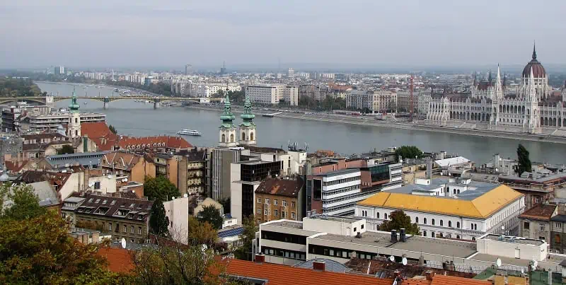 Budapest Tour - View of Parliament 