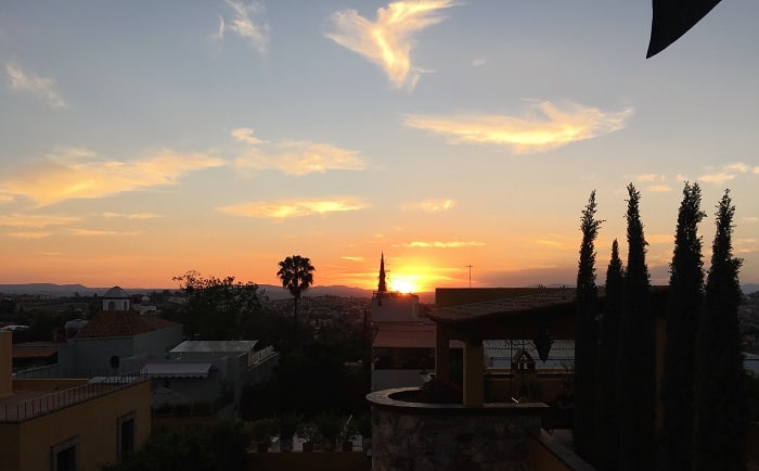 Sunset View from Casa Nostra