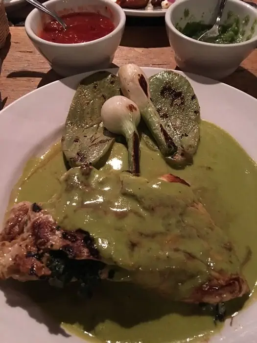 Chicken Smothered In Green Sauce