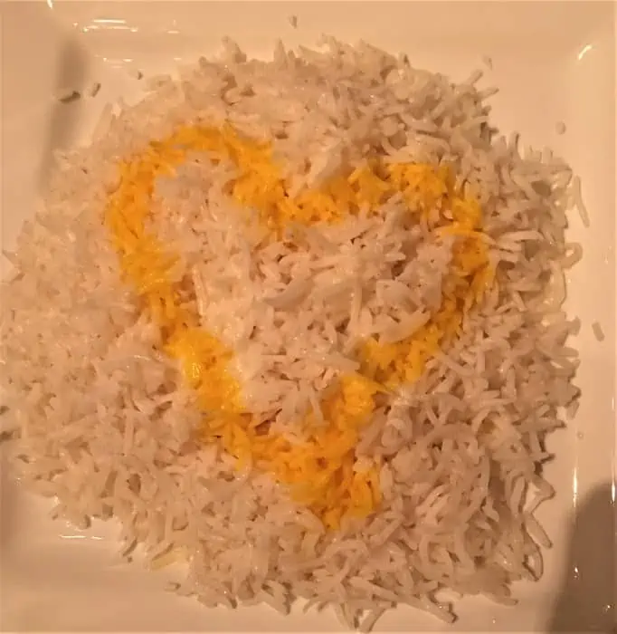 Basmati Rice with Heart of Saffron