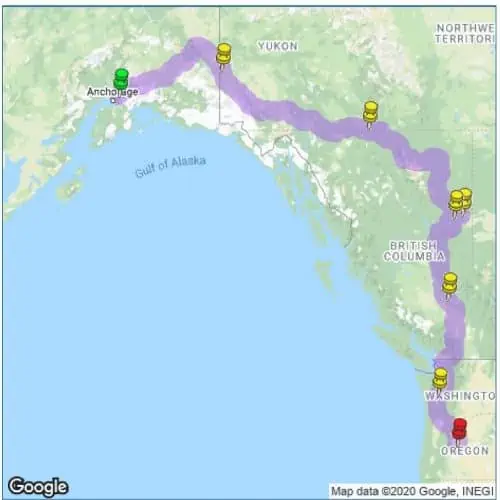 How To Plan an Epic Cross-Country Road Trip 46 Cross-Country Road Trip - Alaska to Oregon