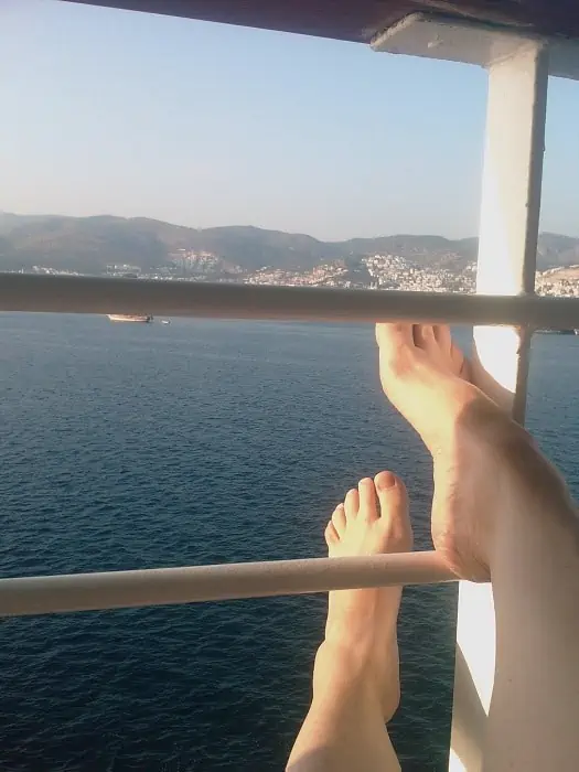 A Picture of A Person Relaxing On Your Balcony - What to pack for a transatlantic cruise