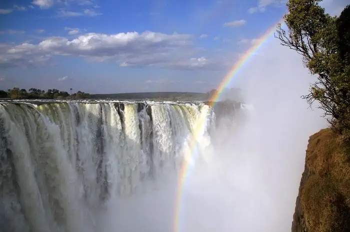 View of the Main Falls of Victoria Falls, Zimbabwe