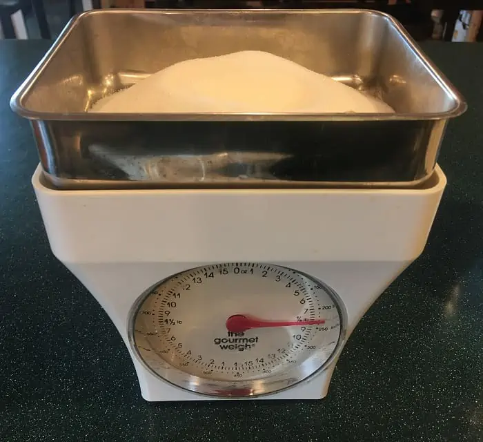 Sugar Being Weighed