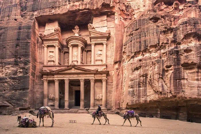 The Treasury at Petra Jordan
