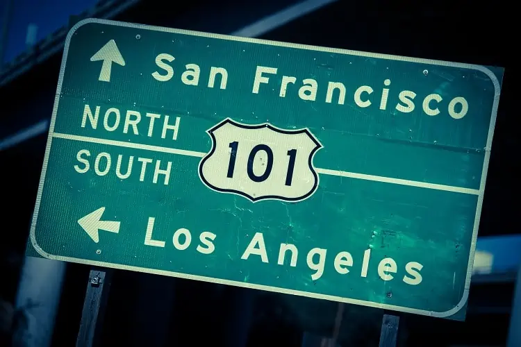 San Francisco to Los Angeles via Highway 101
