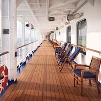 Cruise Ship Promenade Deck