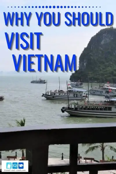 Why You Should Visit Vietnam - looking out over the Junk Boats at Halong Bay