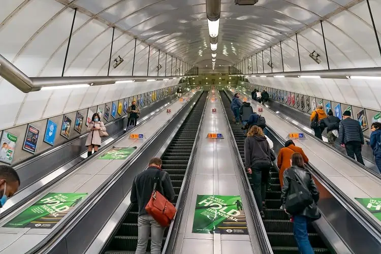 Get In Shape for Travel - London Tube Escalators