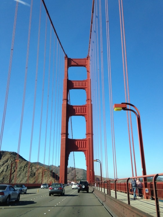 Driving Across the Golden Gate Bridge