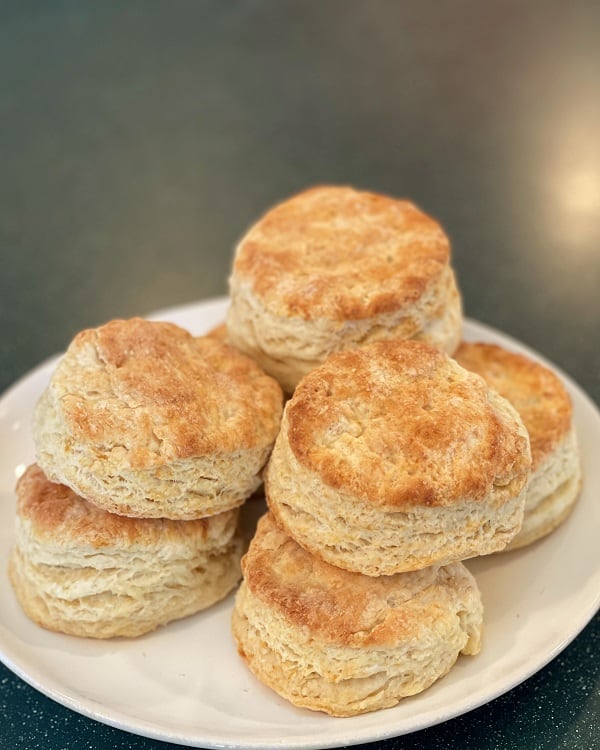 Homemade Buttermilk Biscuits Ready To Eat