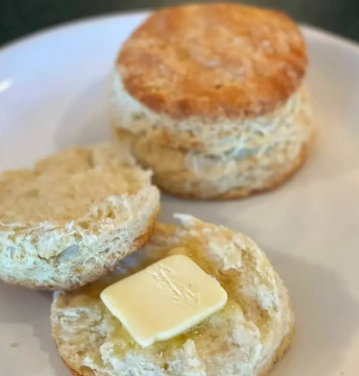 Traditional 4th of July Foods - Buttermilk Biscuits With Melting Butter