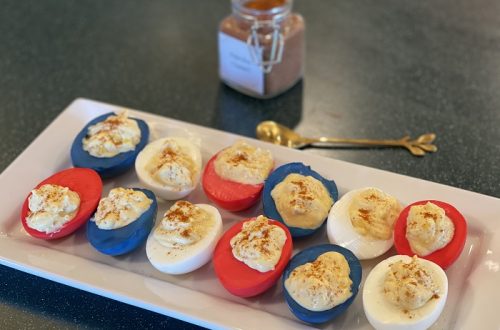 4th of July Deviled Eggs