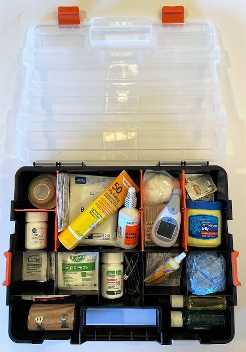 DIY First Aid Kit Items
