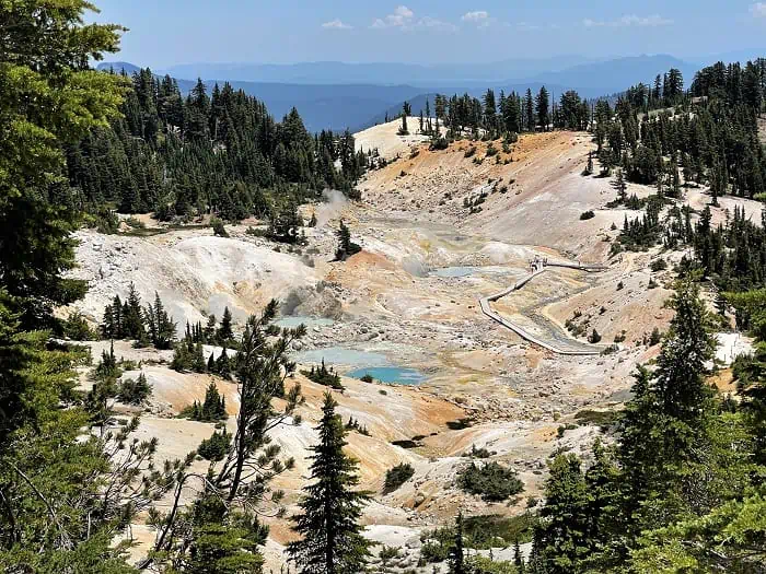 A Stop at Bumpass Hell While Driving San Francisco to Bend