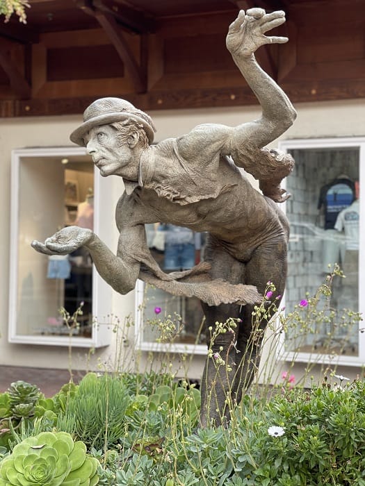 Sculpture of a Leprechaun? in Carmel