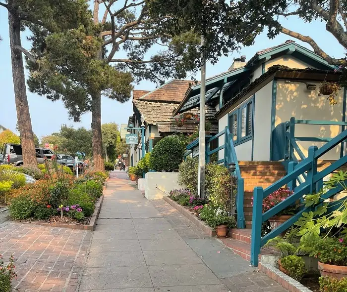 Ocean Avenue in Carmel by the Sea, California