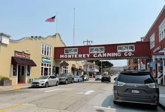 Road Trip on California Highway 1 - Cannery Row in Monterey