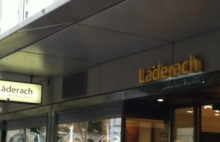 Laderach Chocolaterie Store In Zurich