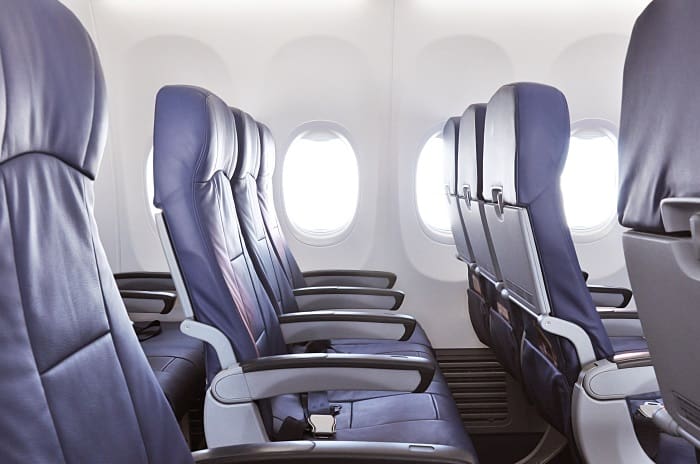 Empty Airplane Seats - Window or Aisle Which Do You Prefer?