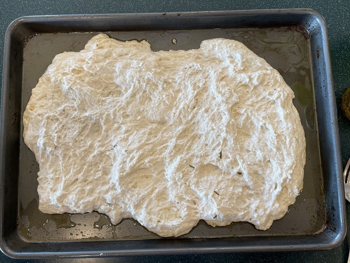 No-Knead Focaccia Dough