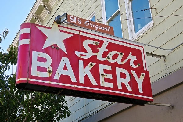 Photo of Star Bakery Sign - San Francisco