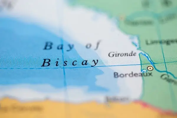 A Map of The Bay of Biscay