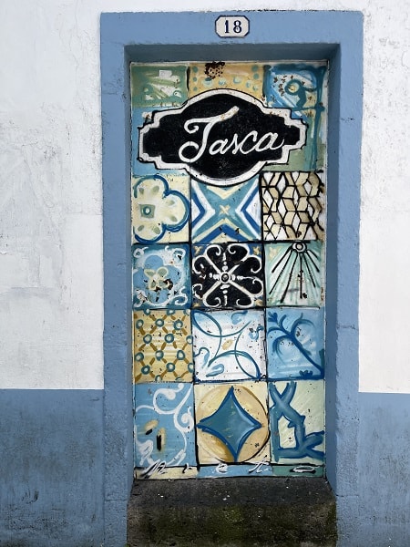 Tasca Door - Done in the Portuguese Tiles