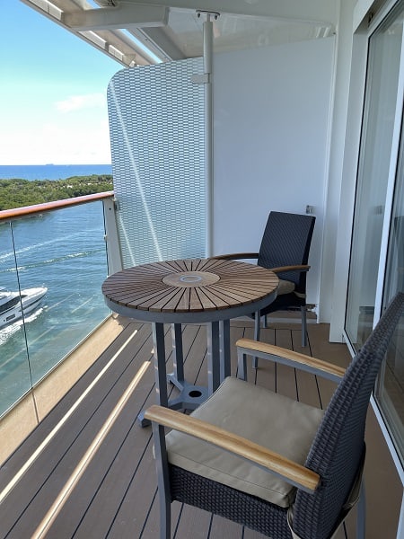 Balcony on Cruise Ship
