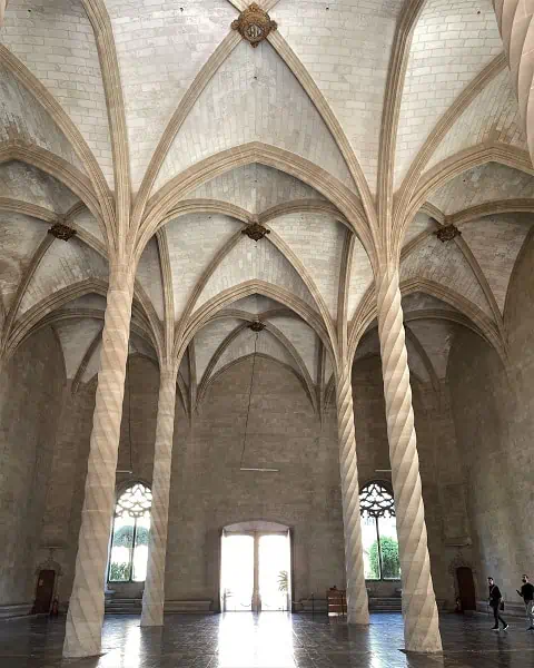 The Interior of Llotja in Palma