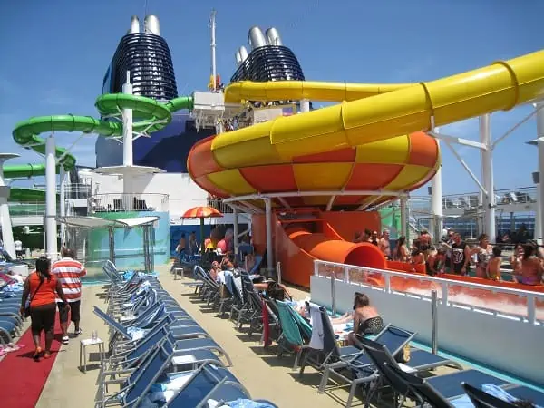 Water Slide on A Cruise Ship