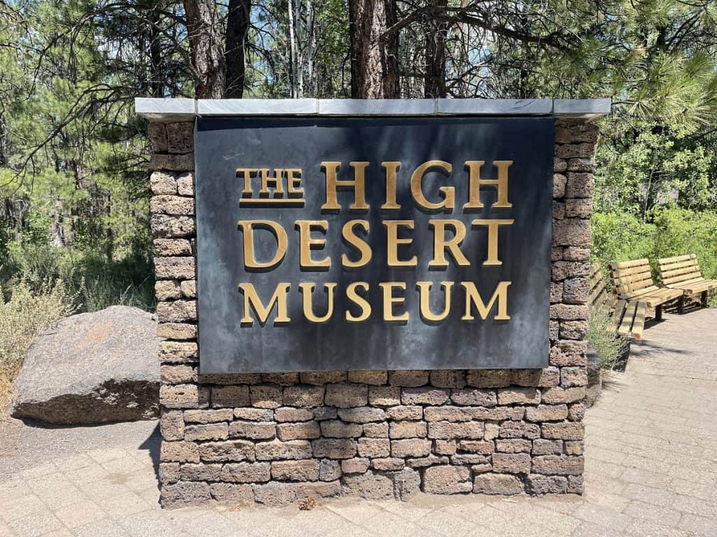 The High Desert Museum Entrance Sign
