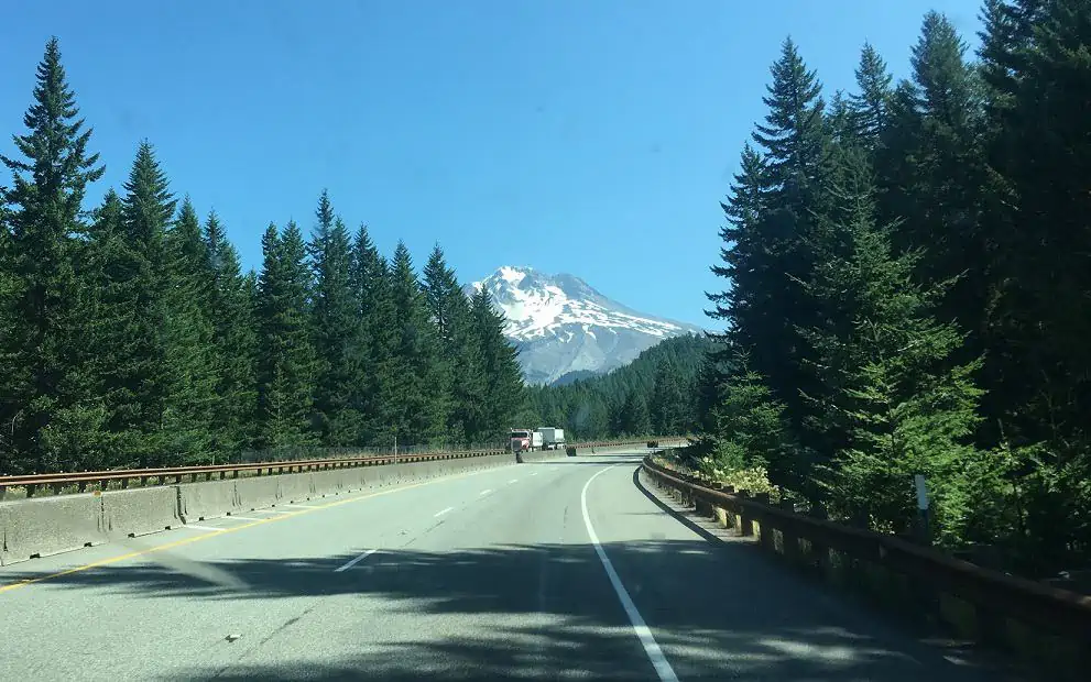 A Photo of Mt. Hood from Highway 26 in Oregon