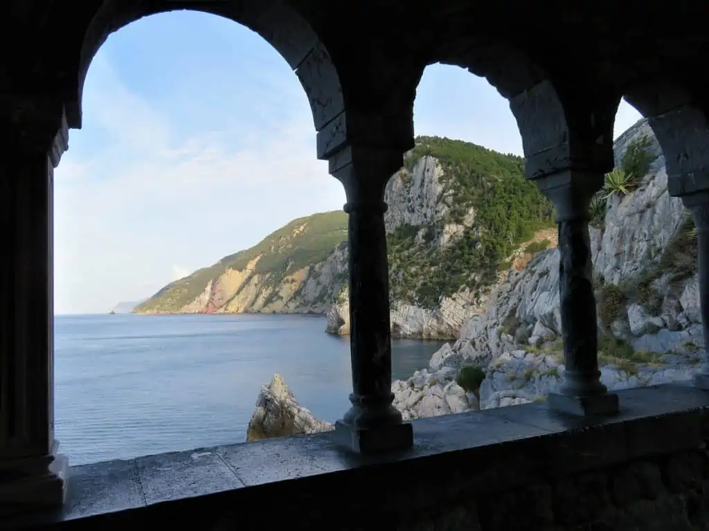 The view of the sea from the Grotta di Lord Byron