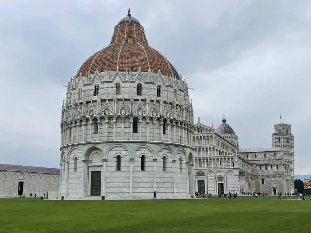 The Filed of Miracles in Pisa - The Duomo, Baptistry and Leaning Tower