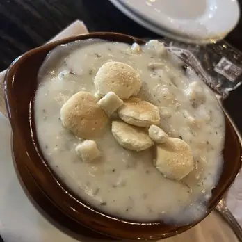 A Bowl Of Clam Chowder From Broadside Tavern In Boston