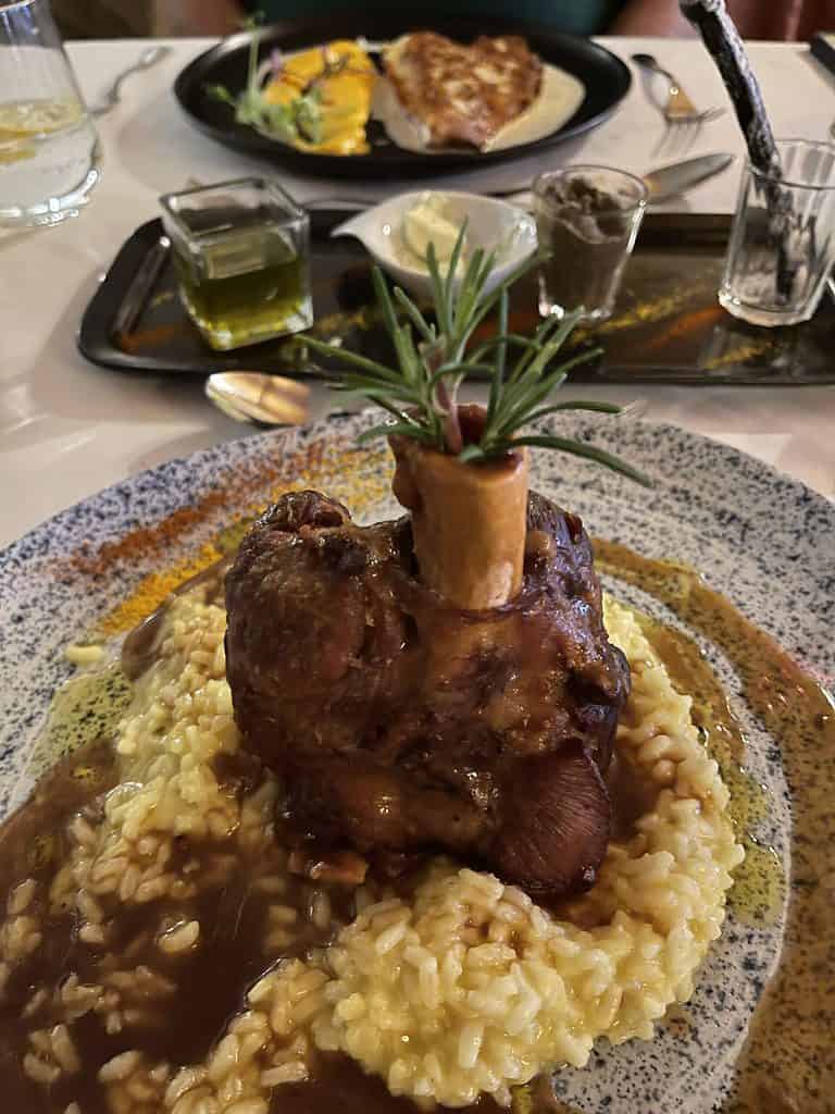 Osso Bucco with risotto