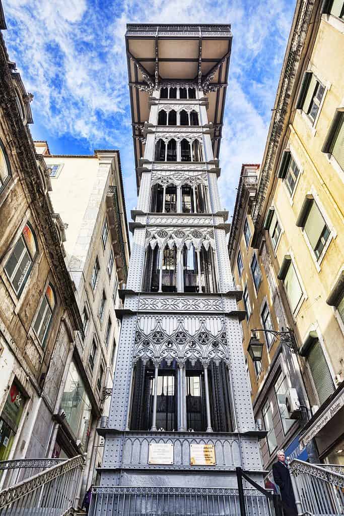 Lisbon Santa Justa Elevator