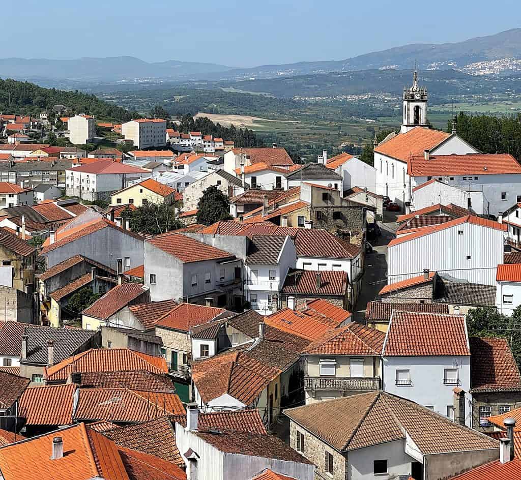 The Famous Red Tiled Roofs In Portugal