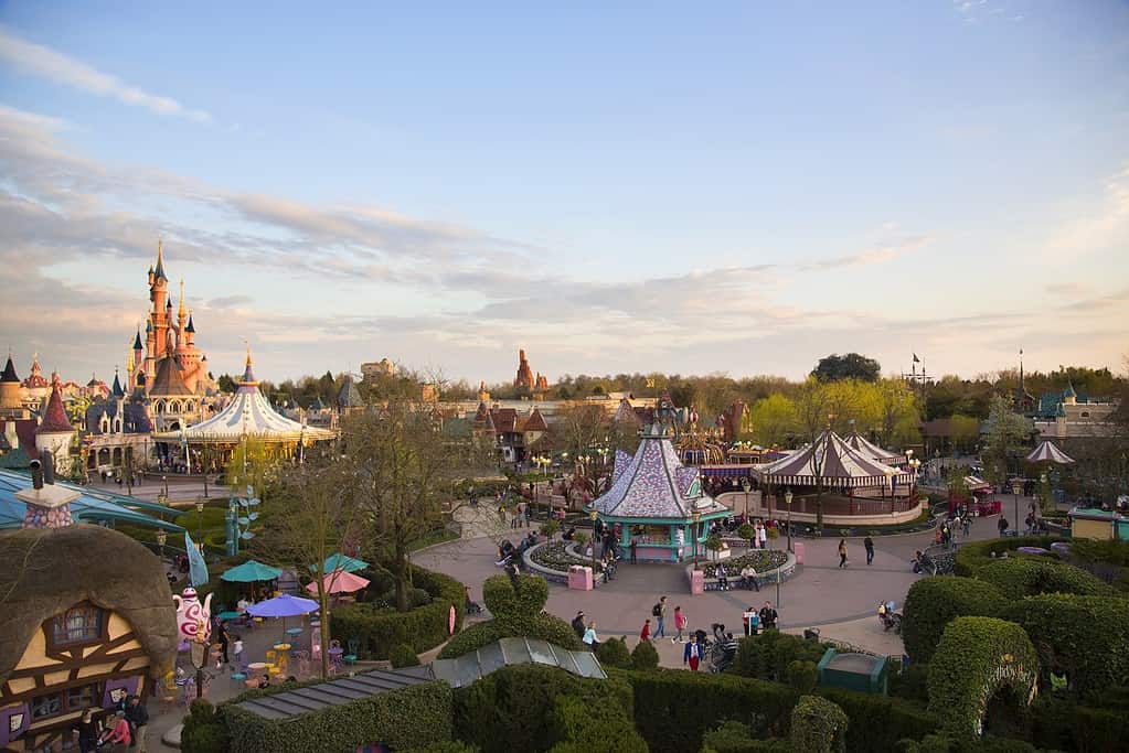An Arial View of Disneyland