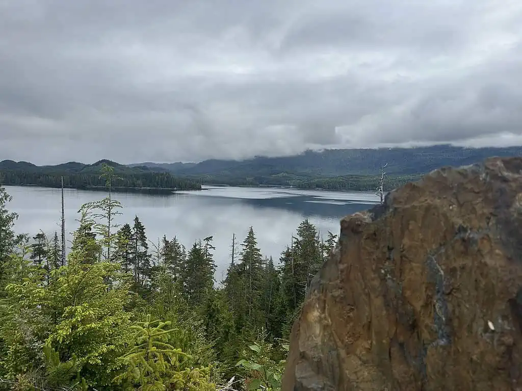 A view of George Inlet From the Logging Road  - Things to do In Ketchikan