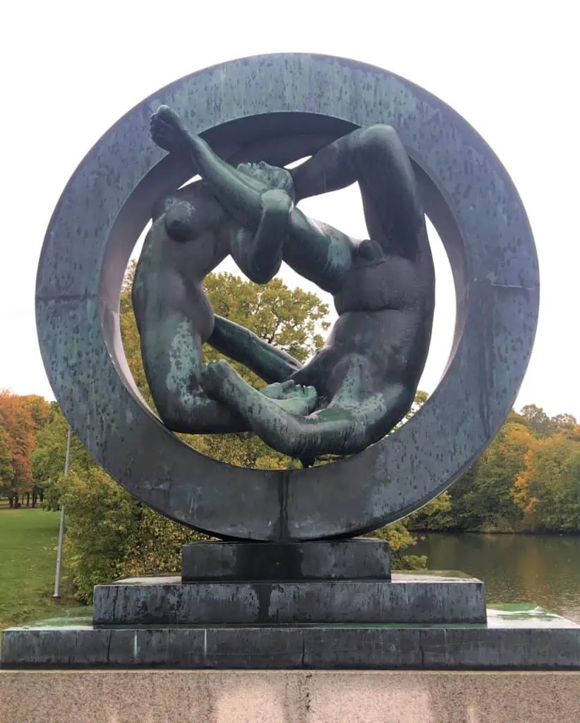 Vigeland Sculpture Park, Oslo Norway.