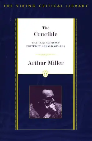 Cover of "The Crucible" By Arthur Miller
