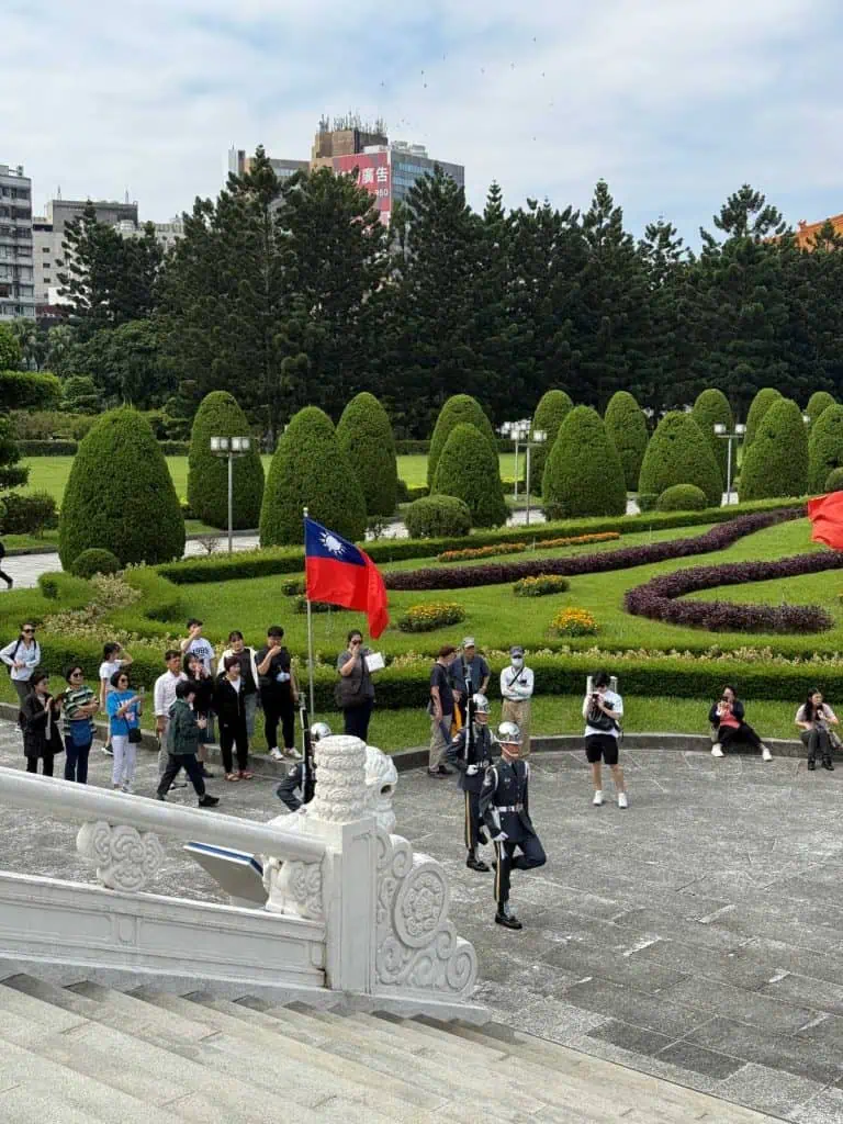 6 Day Taipei & Northern Taiwan Itinerary: Sun Moon Lake, Shifen & Taipei 101 2 The Changing of the Guard at the Chiang Kai-shek Memorial