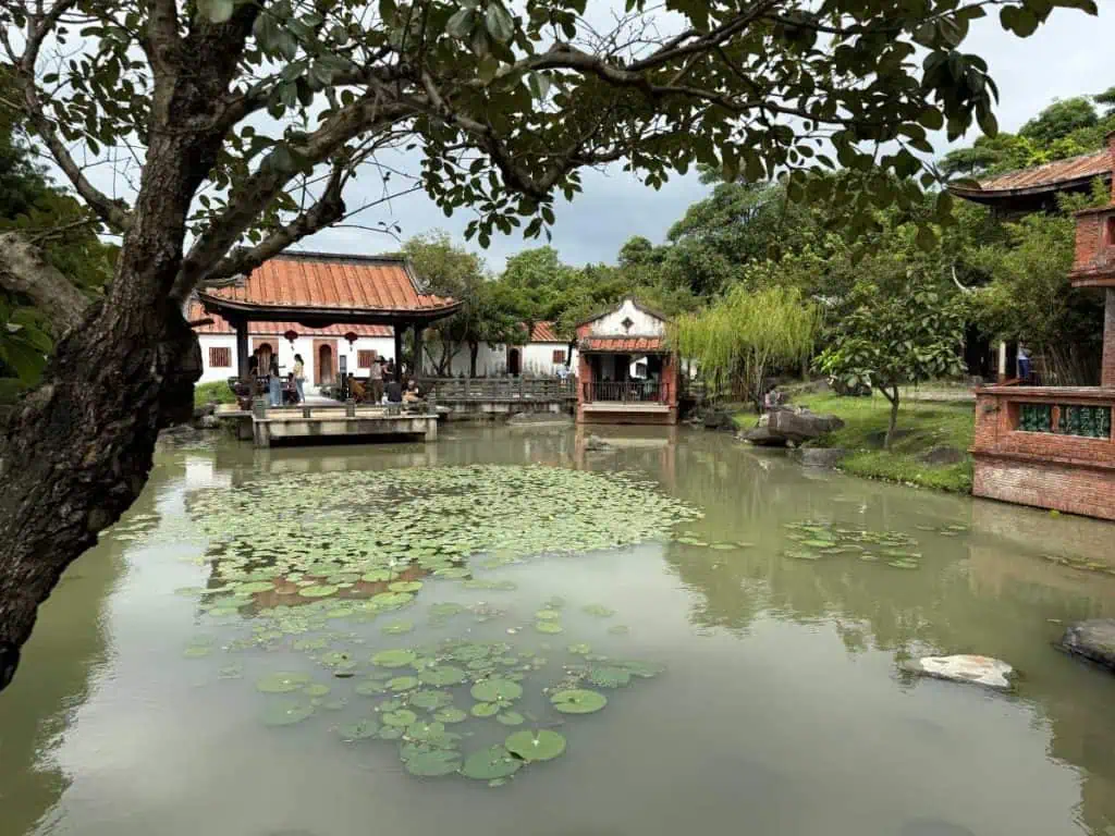 6 Day Taipei & Northern Taiwan Itinerary: Sun Moon Lake, Shifen & Taipei 101 7 A Koi Pond At the Lin Family Mansion