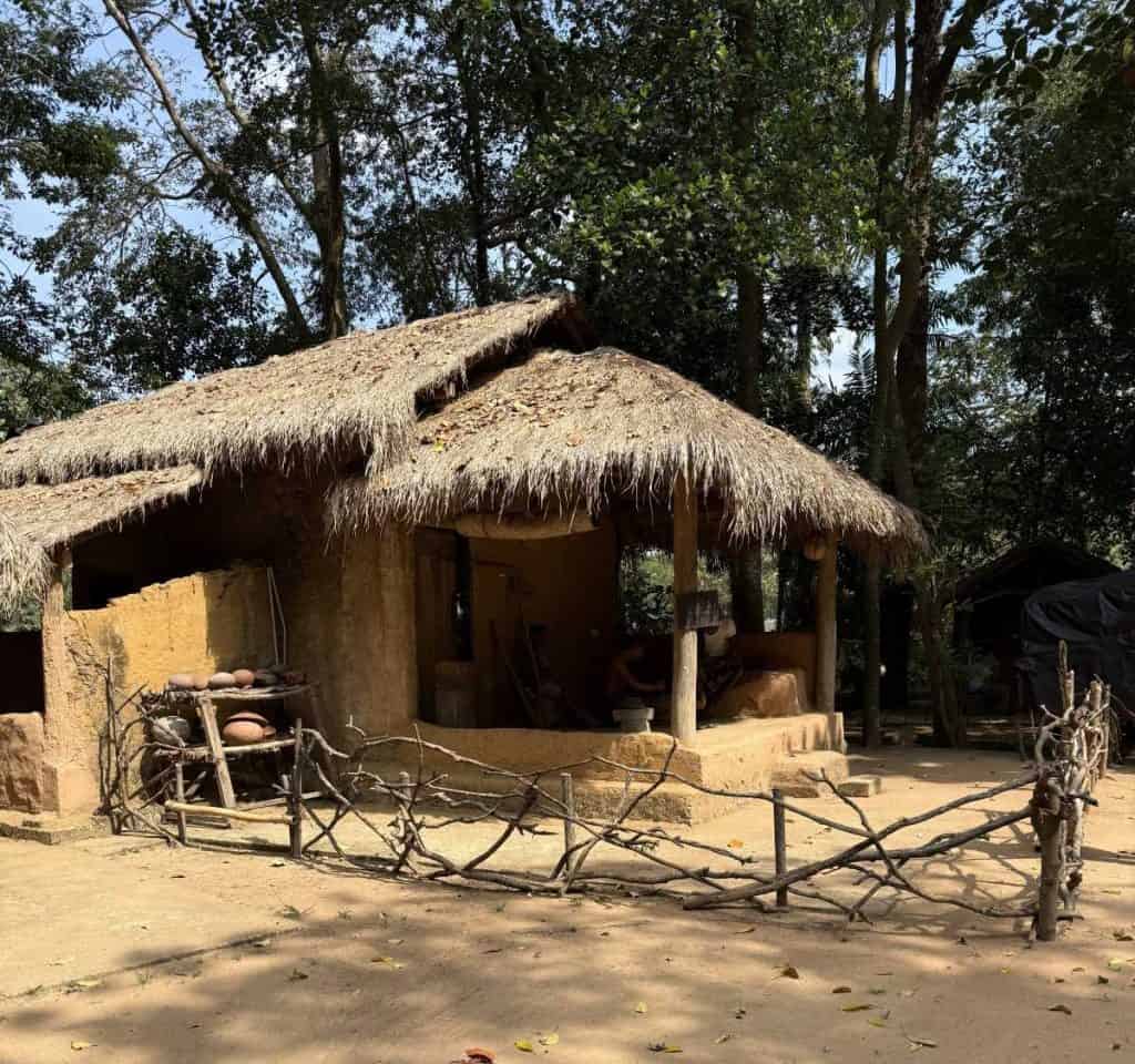 1 Day in Port: Colombo, Sri Lanka – Fishing Villages, sacred Buddhist Temples, Life In And Beyond the Capital 18 Traditional Sri Lanka Village House built from mud topped with a straw roof at Ape Gama